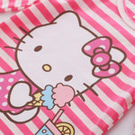 Children Girls Dress  Casual Stripe Pattern Vestidos